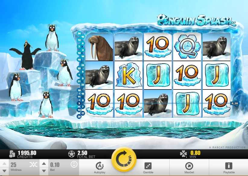 игровой автомат Шумиха вокруг пингвинов